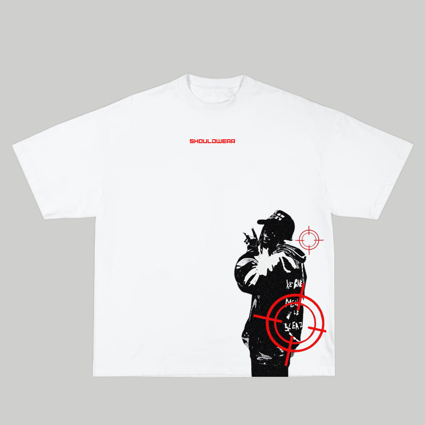 "Matti Scott" oversized tee (white)