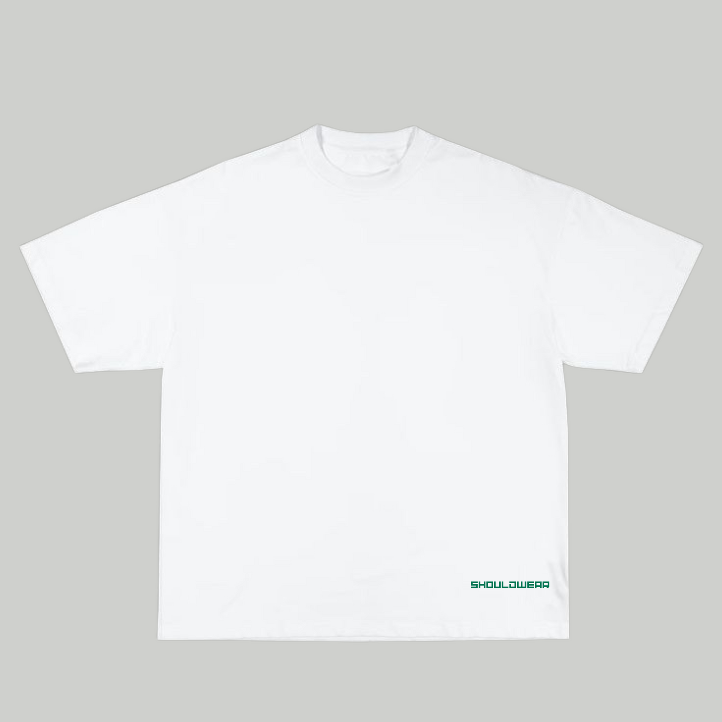 "Bro Hood" oversized tee (white)