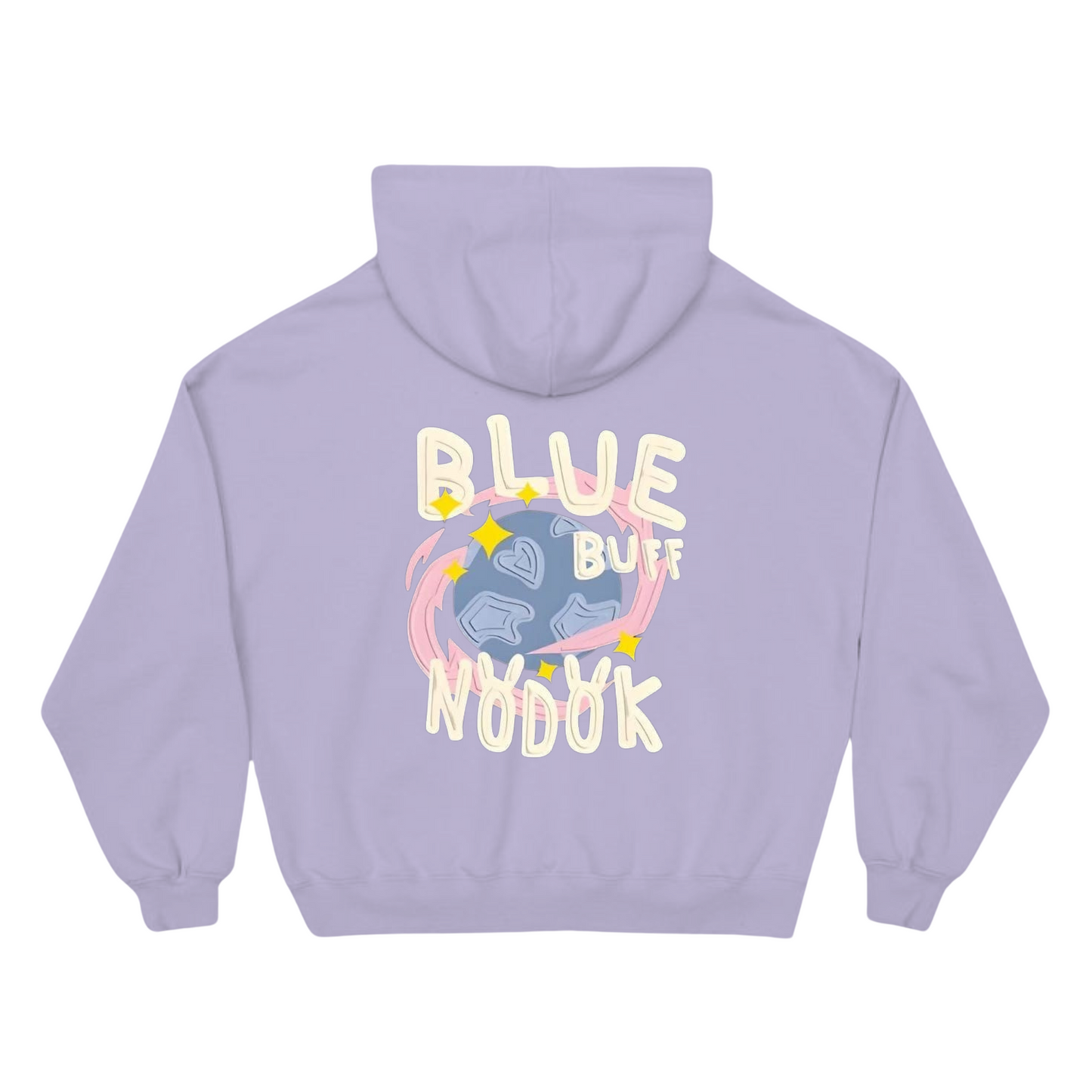 "Blue Buff" hoodie (light purple)