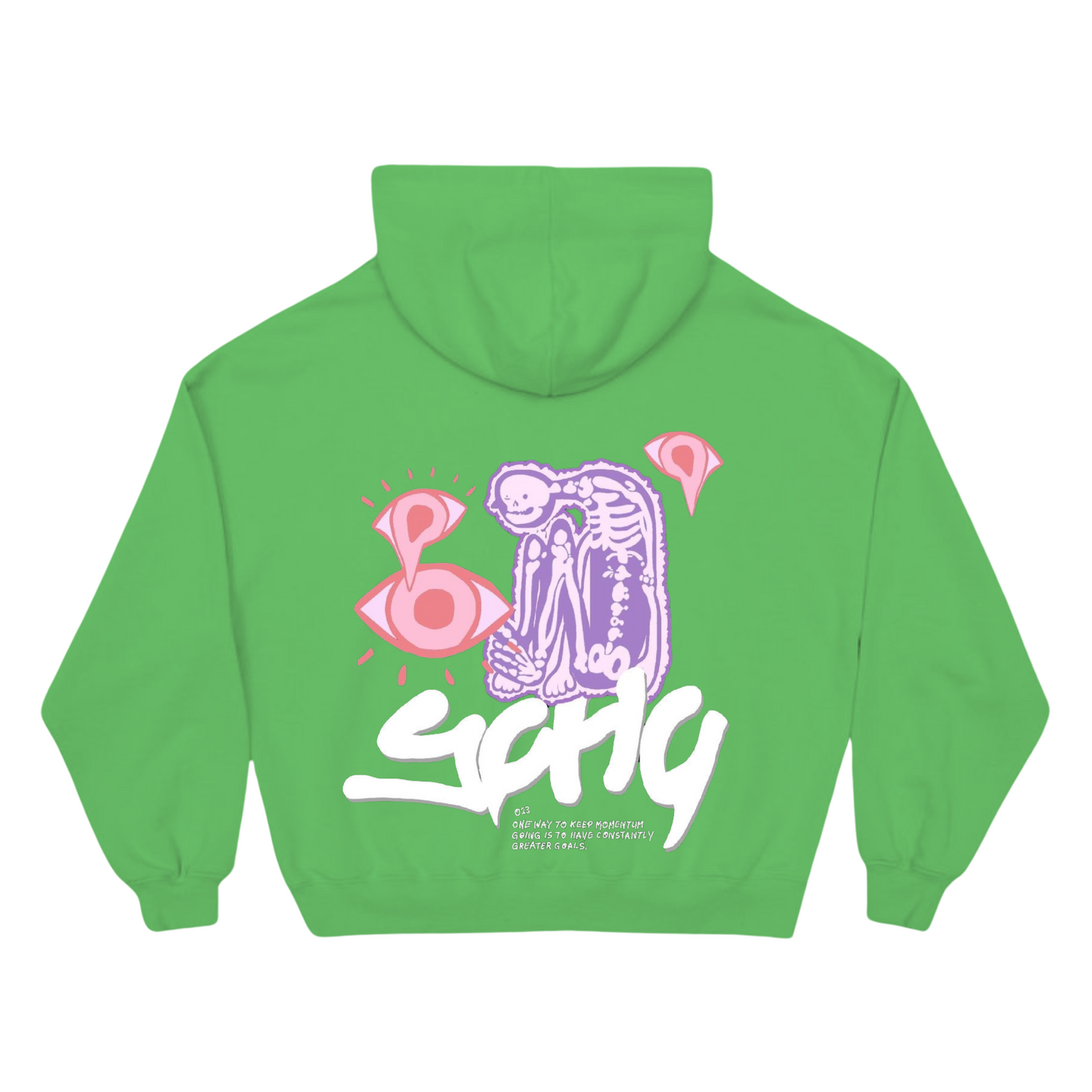 "schy" hoodie (green)